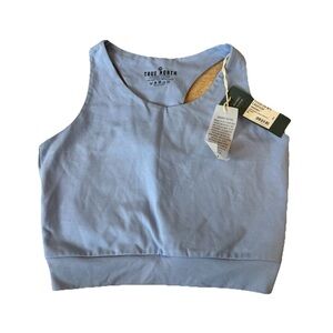 True North Organic Cotton Womens Crop Top Size Medium Grapemist Sustainable NWT